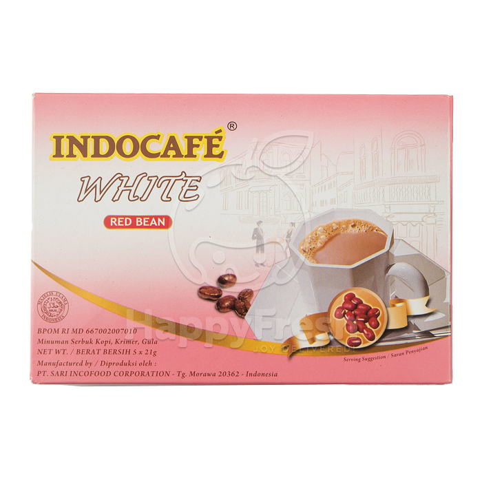 Indocafe White Red Bean ISI 5 Sachet